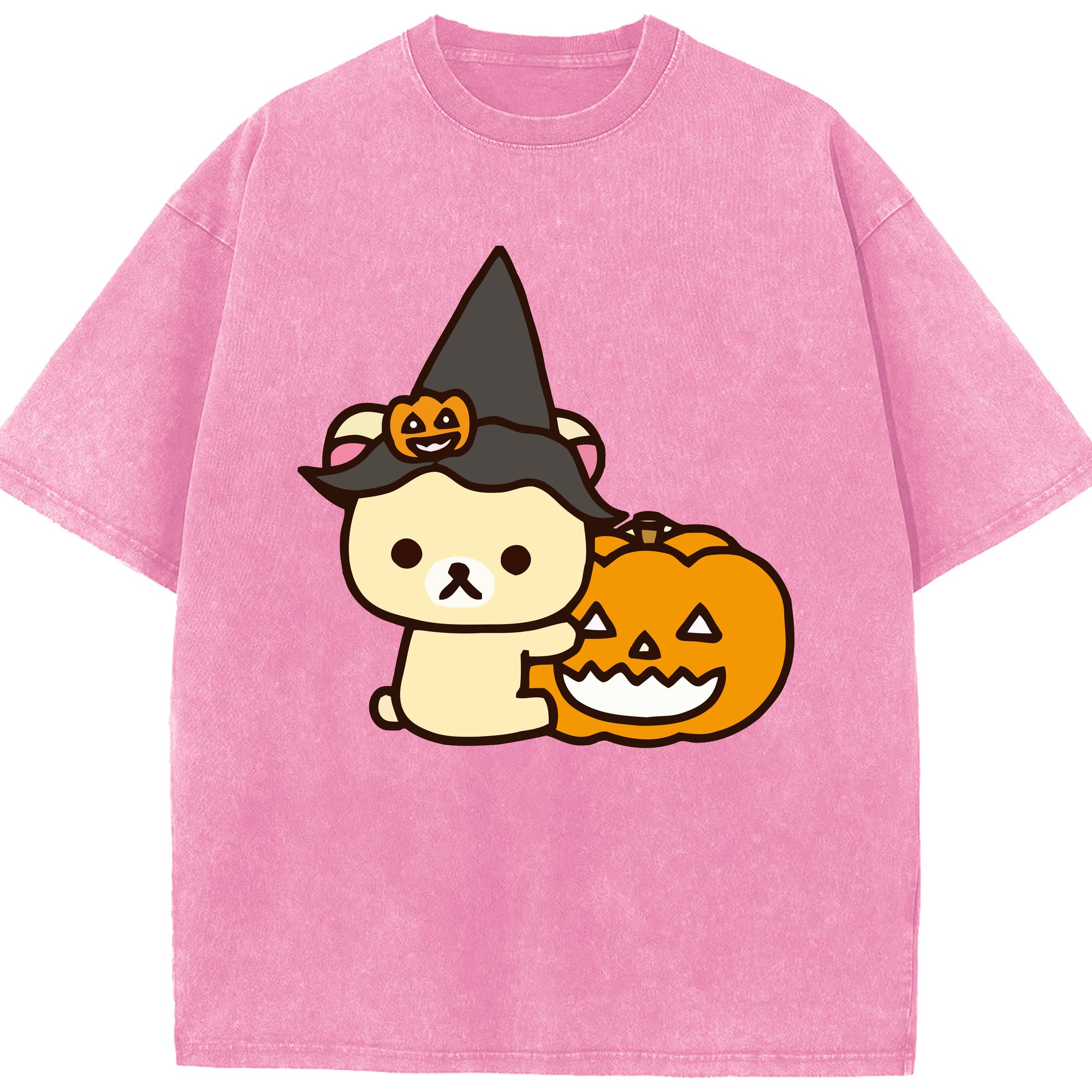 （画像用） リラックマ リラックマ キイロイトリ Rilakkuma Korilakkuma Kiiroitori 綿100% ヴィンテージ風 半袖Tシャツ（フロントプリント）